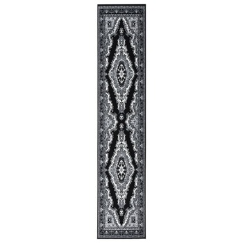 Covor traversa BCF, Negru/Gri, 60x400 cm 331781 Covor traversa BCF, Negru/Gri, 60x400 cm 331781