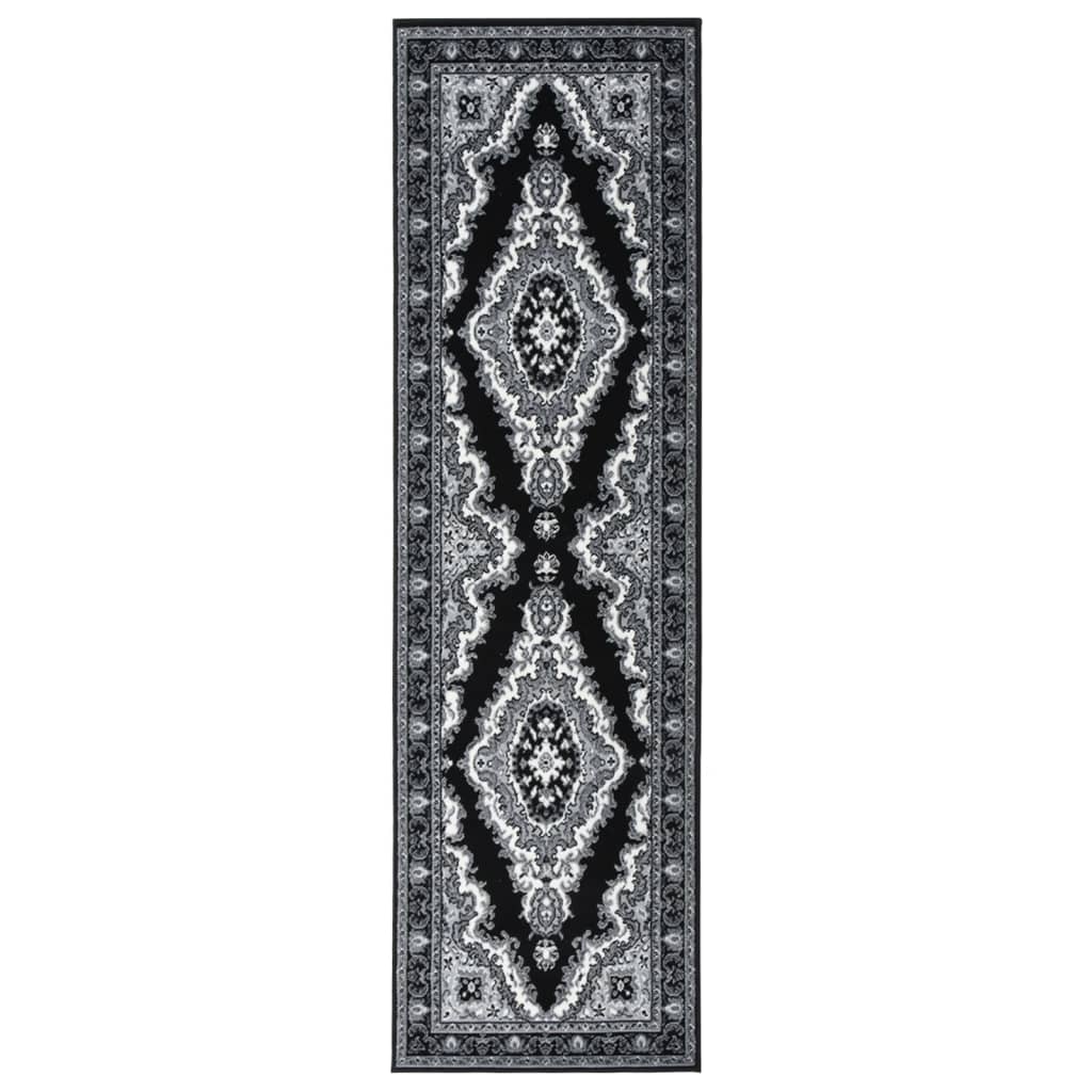 Covor traversa BCF, Negru/Gri, 80x300 cm 331787
