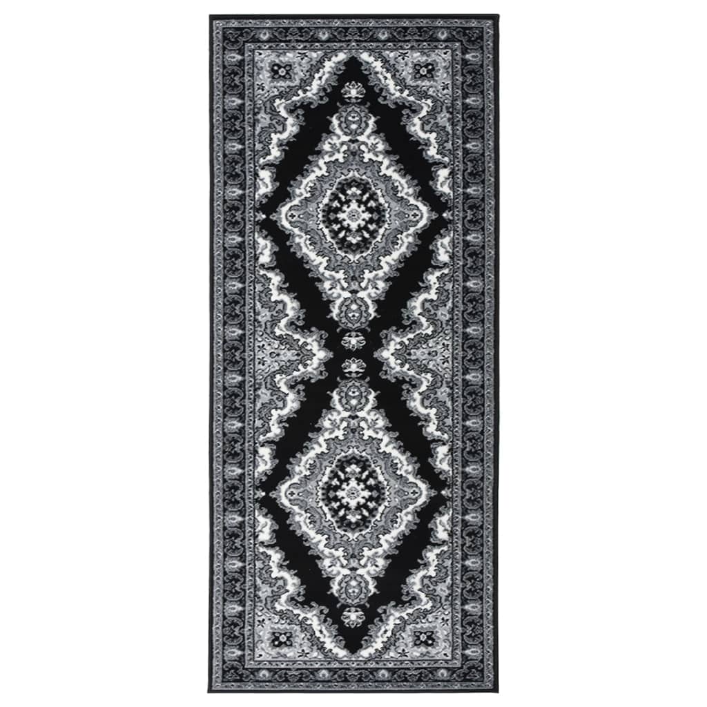 Covor traversa BCF, Negru/Gri, 100x250 cm 331794