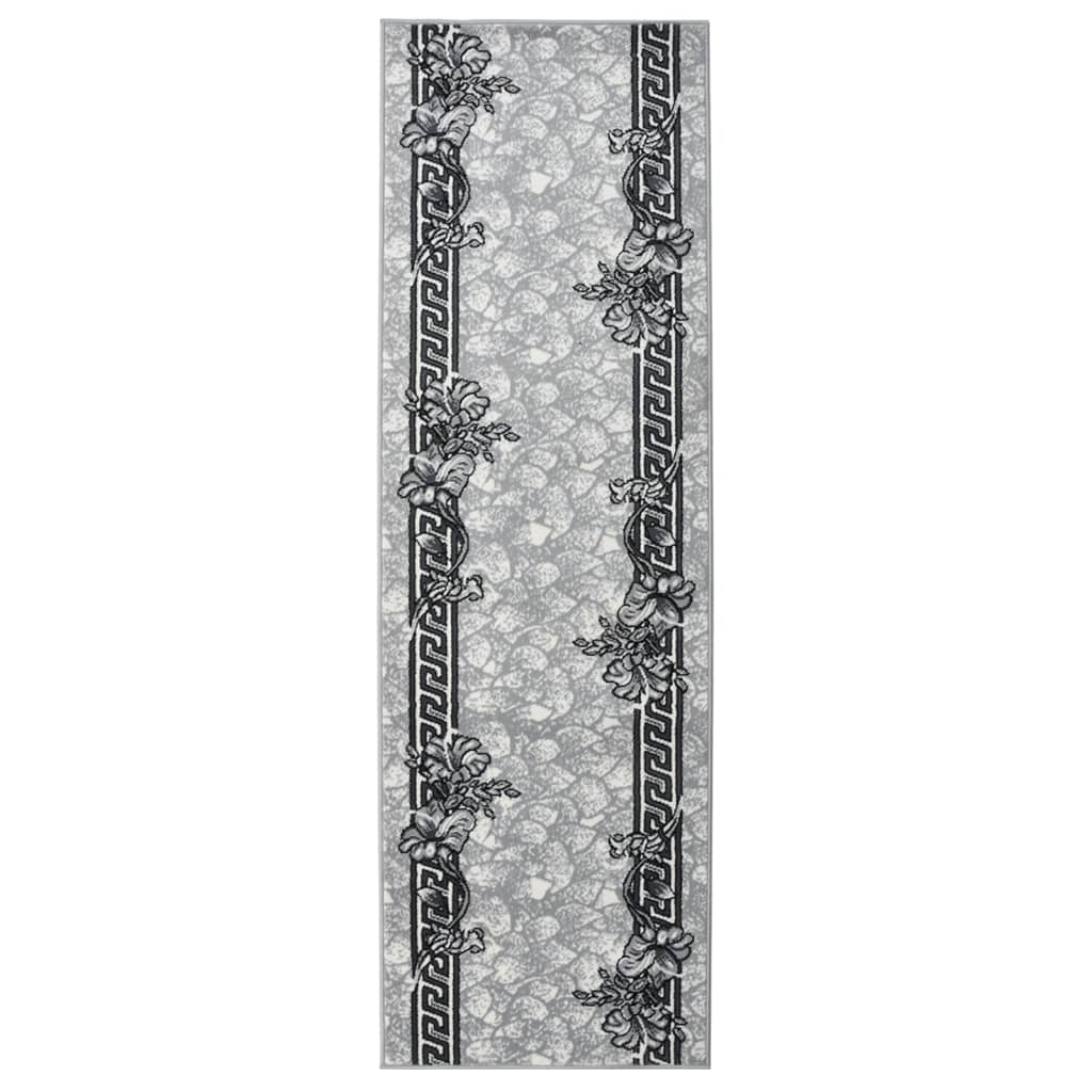 Covor traversa BCF, Gri/ Negru, 60x200 cm 331825