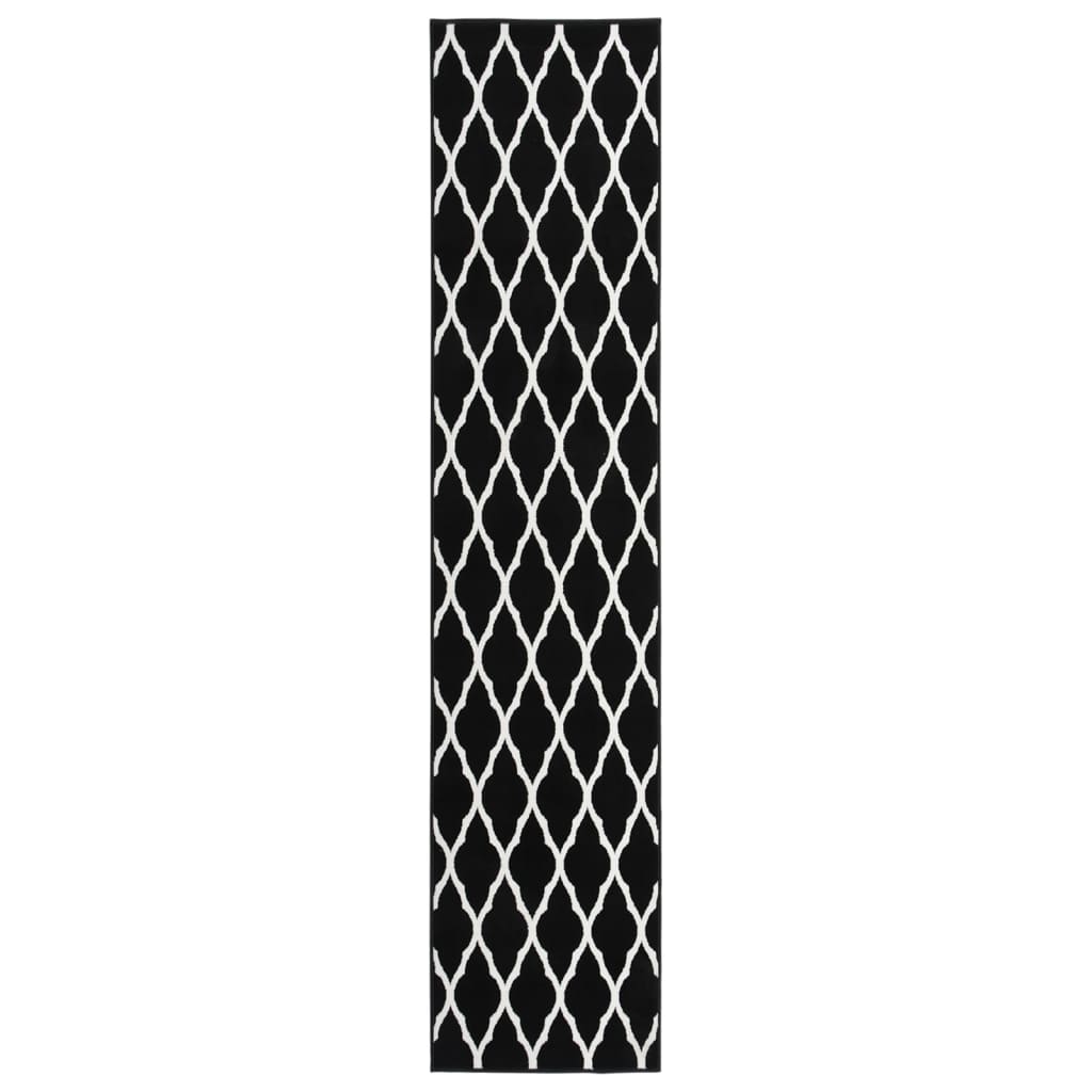 Covor traversa BCF, alb si negru, 60x300 cm 331875