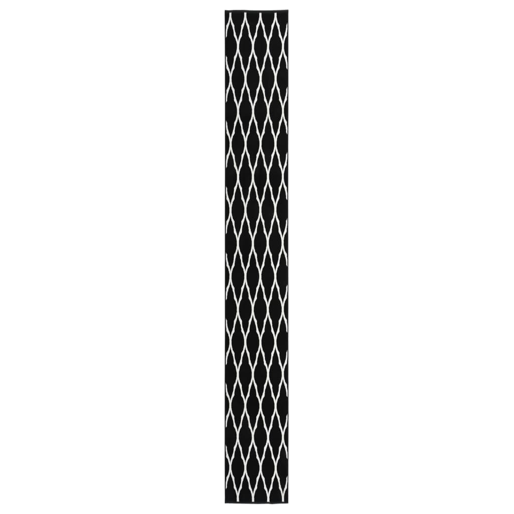 Covor traversa BCF, alb si negru, 60x500 cm 331879