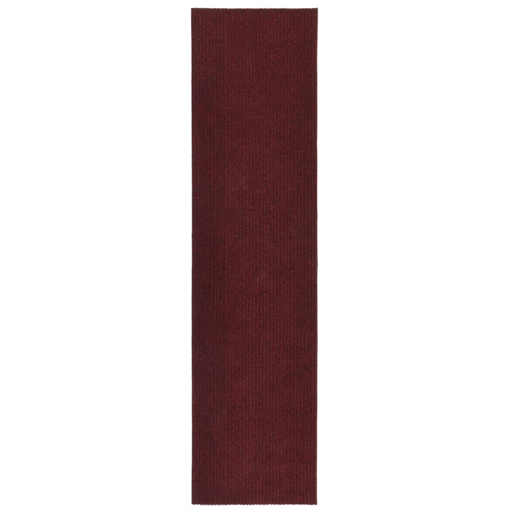 Covor traversa de captare murdarie, rosu bordo, 100x400 cm 327216