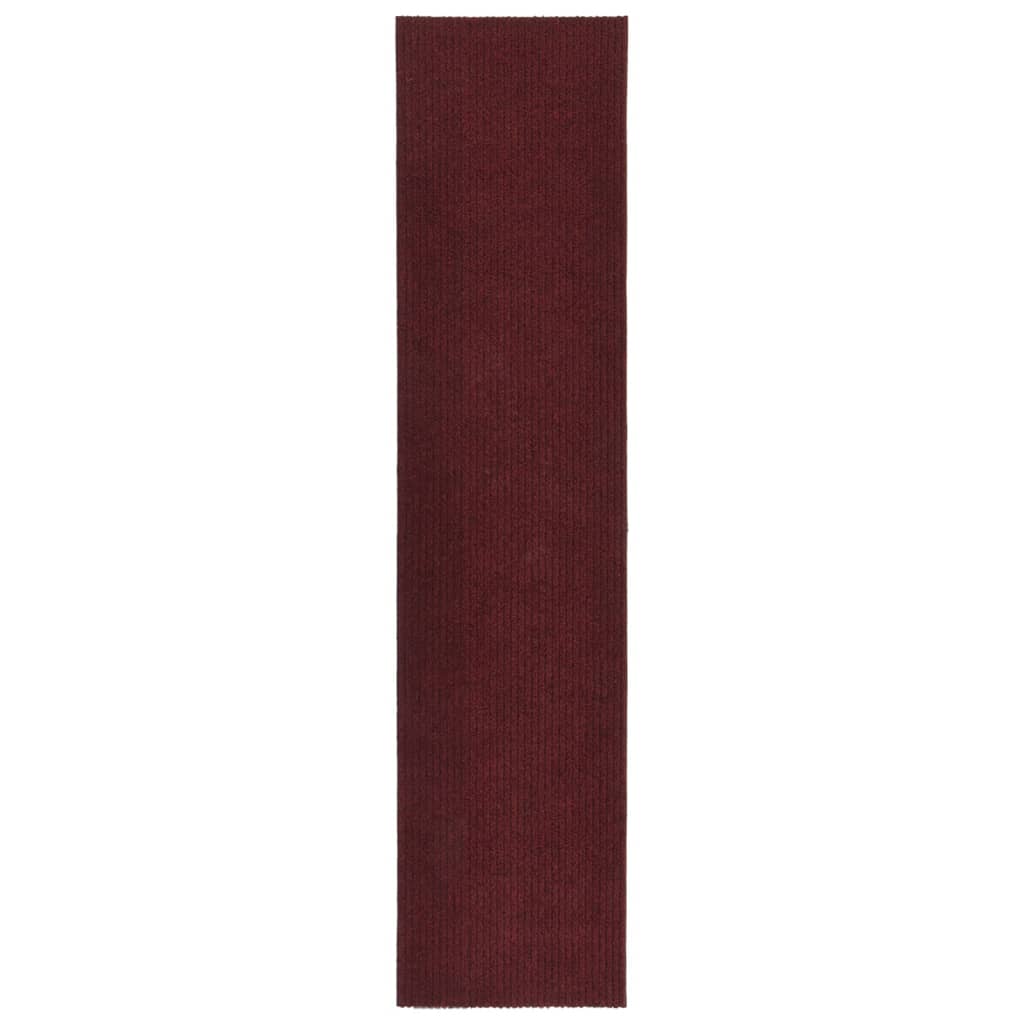 Covor traversa de captare murdarie, rosu bordo, 100x450 cm 327217