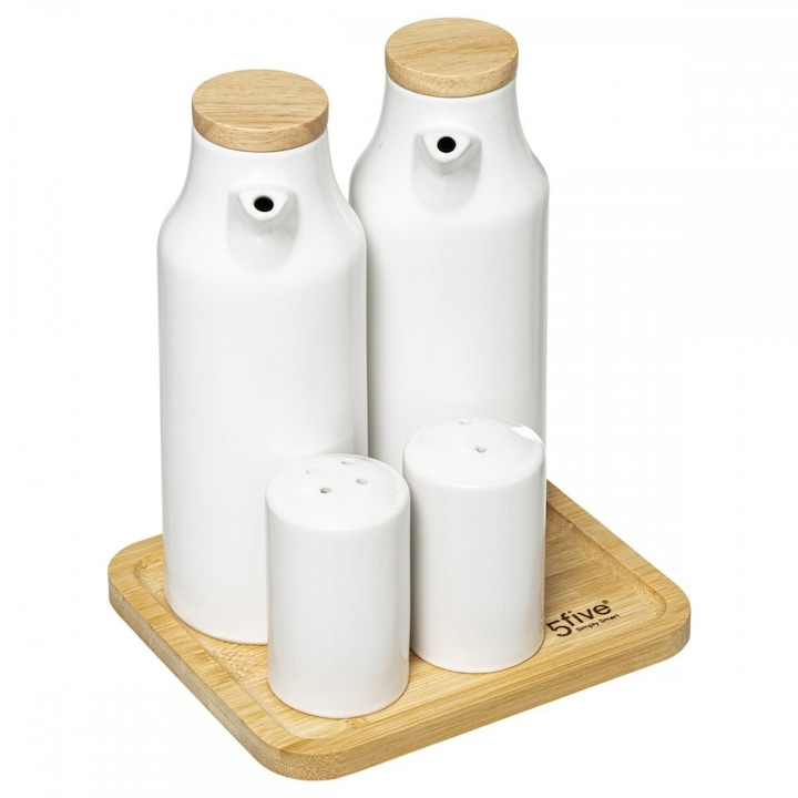 Комплект оливерник Secret de Gourmet, 5 броя, Керамика, 15.3x13.3x18.5 см