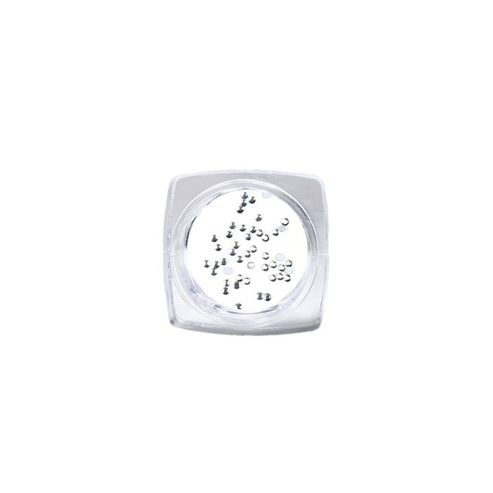 Stras pentru unghii MoonbasaNails 50buc, SS4, Crystal