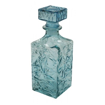 Decantor din sticla, Vivalto, 1 litru, 24.5 x 9.5 x 18 cm, turcoaz Decantor din sticla, Vivalto, 1 litru, 24.5 x 9.5 x 18 cm, turcoaz
