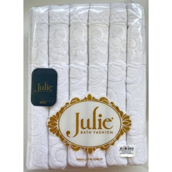 Set 6 prosoape culoare Ivoar , Julie , din catifea 70 x 140 Set 6 prosoape culoare Ivoar , Julie , din catifea 70 x 140