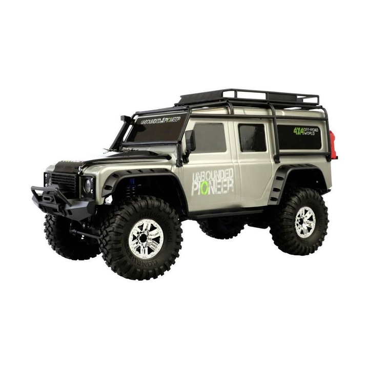 Masina RC cu telecomanda Dirt Climbing Pioneer SUV Crawler, 15Km/h, Tractiune 4x4, Lungime 47 cm, Scara1/10, Directie proportionala, RTR