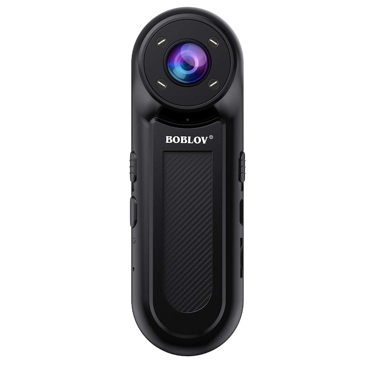 Камера BOBLOV, W2, 1080P, 2 mpx сензор Sony IMX307, Автономност до 3 часа, Нощно виждане, IR светодиоди