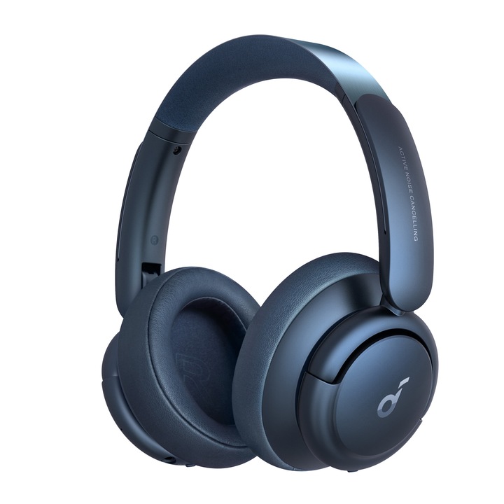 Безжични слушалки Over-Ear Anker Soundcore Life Q35, Multi Mode Activ Noise Cancelling, Син
