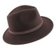 Мъжка филцова шапка HatYou CF0040, Тъмнокафяв