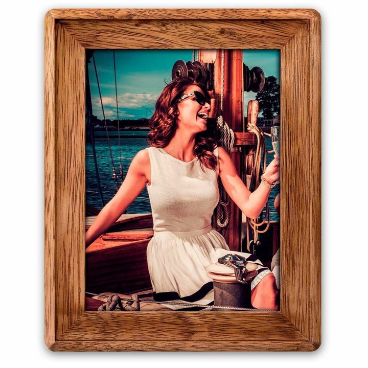 Rama foto, ZEP, Lemn, 10x15, Maro