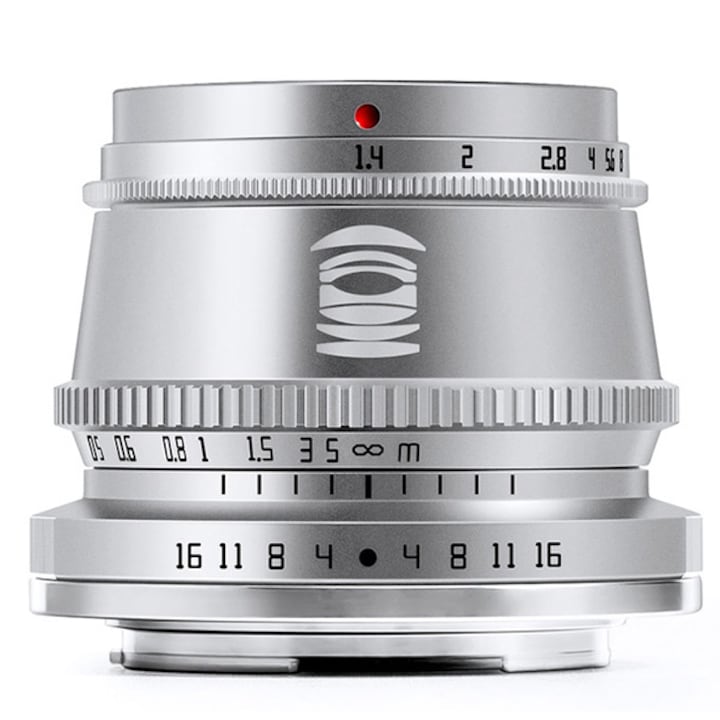 Obiectiv TTArtisan 35mm F1.4 Silver pentru Canon EOS R Mount