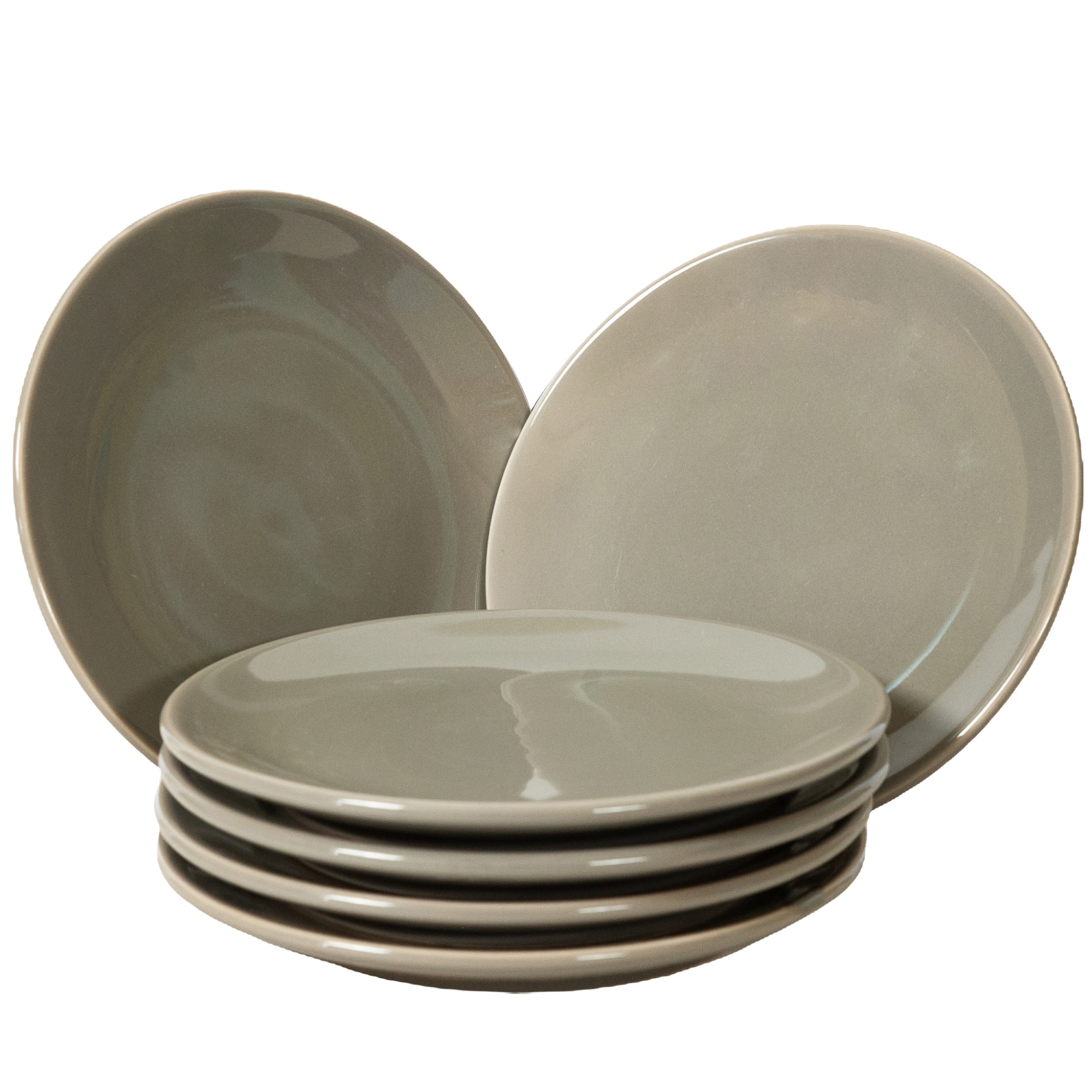 Set 6 farfurii desert, Cesiro, Ø 16.5 cm, Gri Antracit