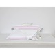 Set botez unicat alb 7 piese- Trusou biserica Roz Discret- Odorul Mamei