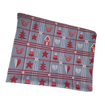 Fata de masa din bumbac cu imprimeu de Craciun  Fata de masa din bumbac cu imprimeu de Craciun