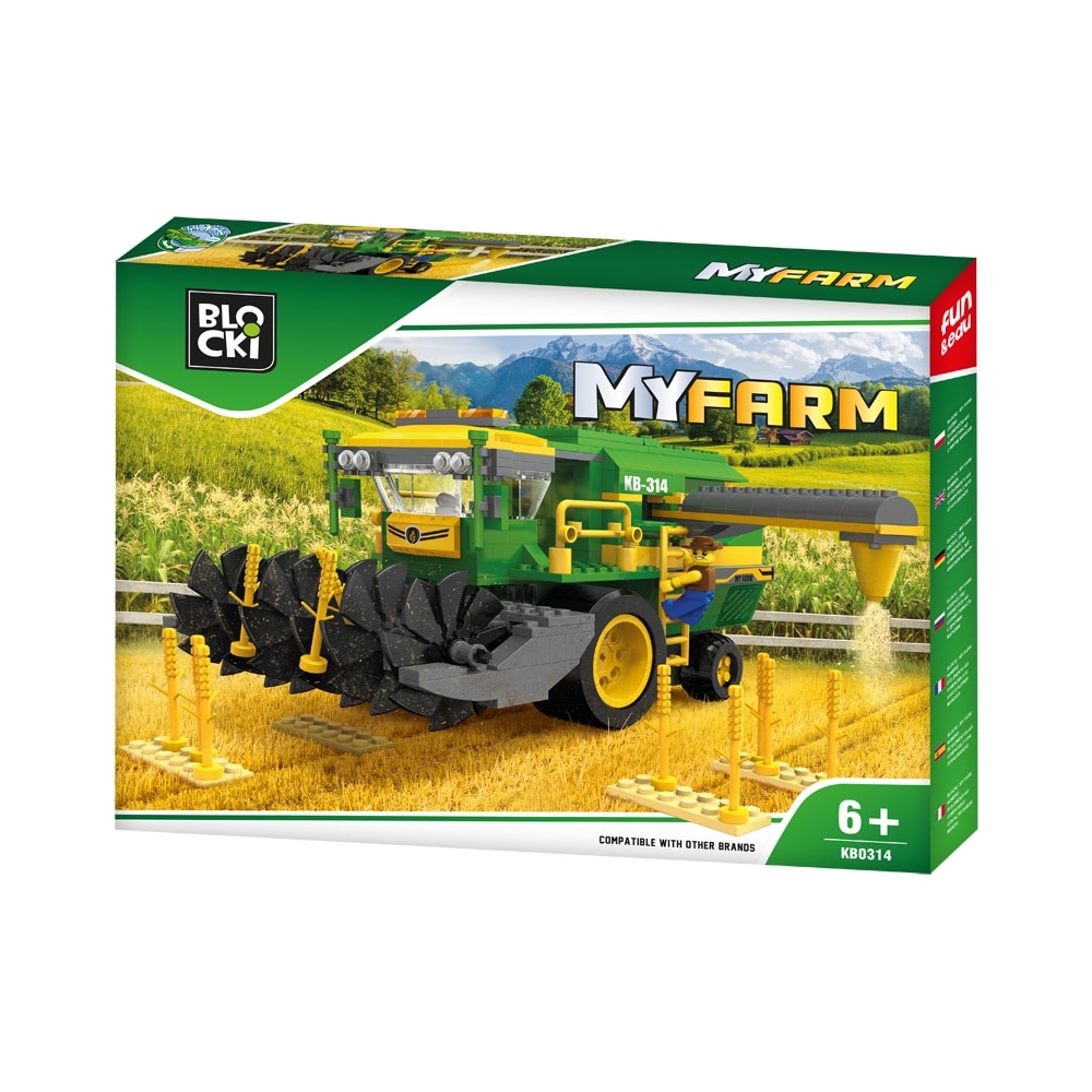 Set de construit, Combina agricola, 60 de piese, 7toys