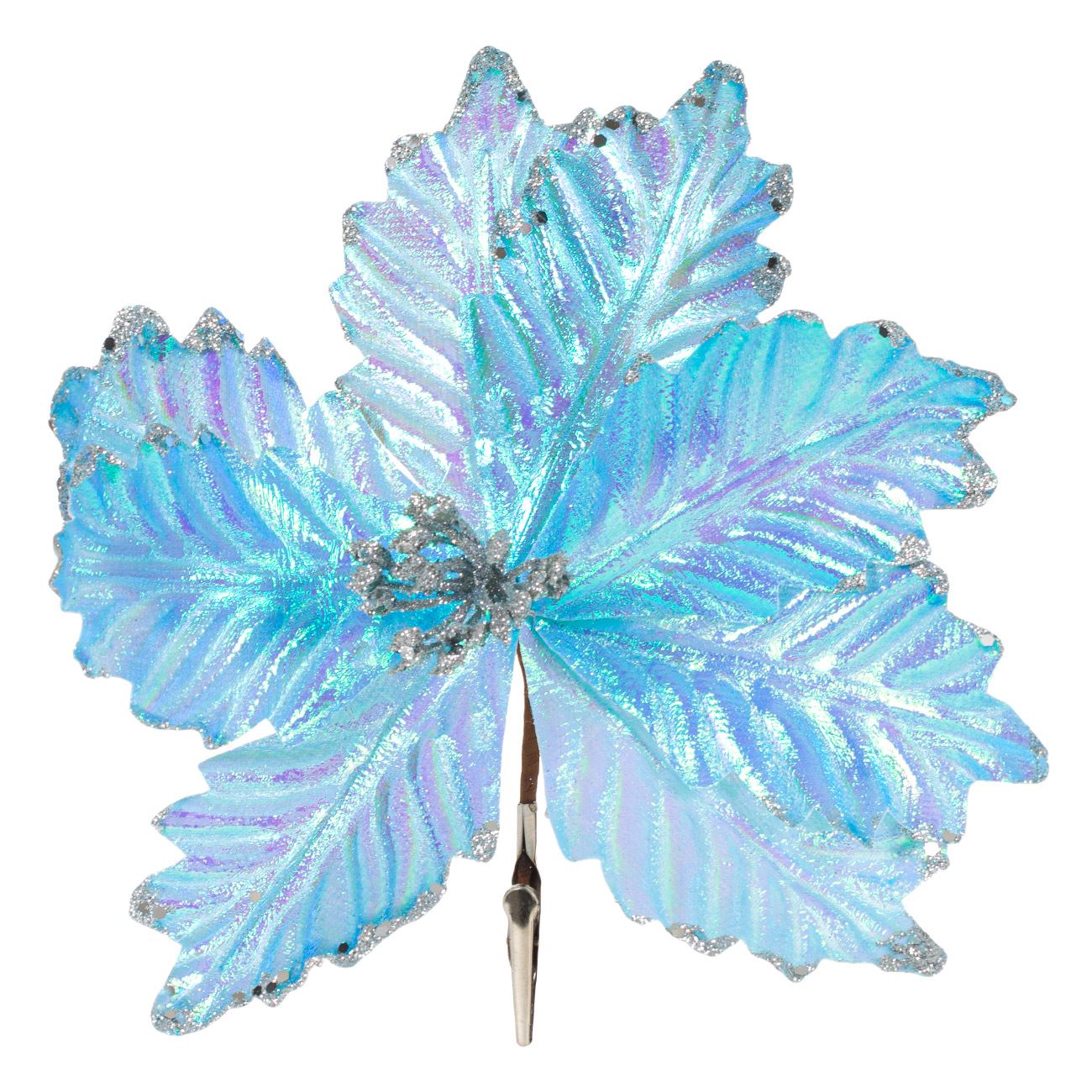 Ornament brad de Craciun, Marbest Grand Shop, 24 cm, albastru