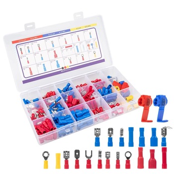 Set papuci electrici izolatii mix 220 bucati, fast, furca, circulari, conectori, 650.00 Alca Set papuci electrici izolatii mix 220 bucati, fast, furca, circulari, conectori, 650.00 Alca