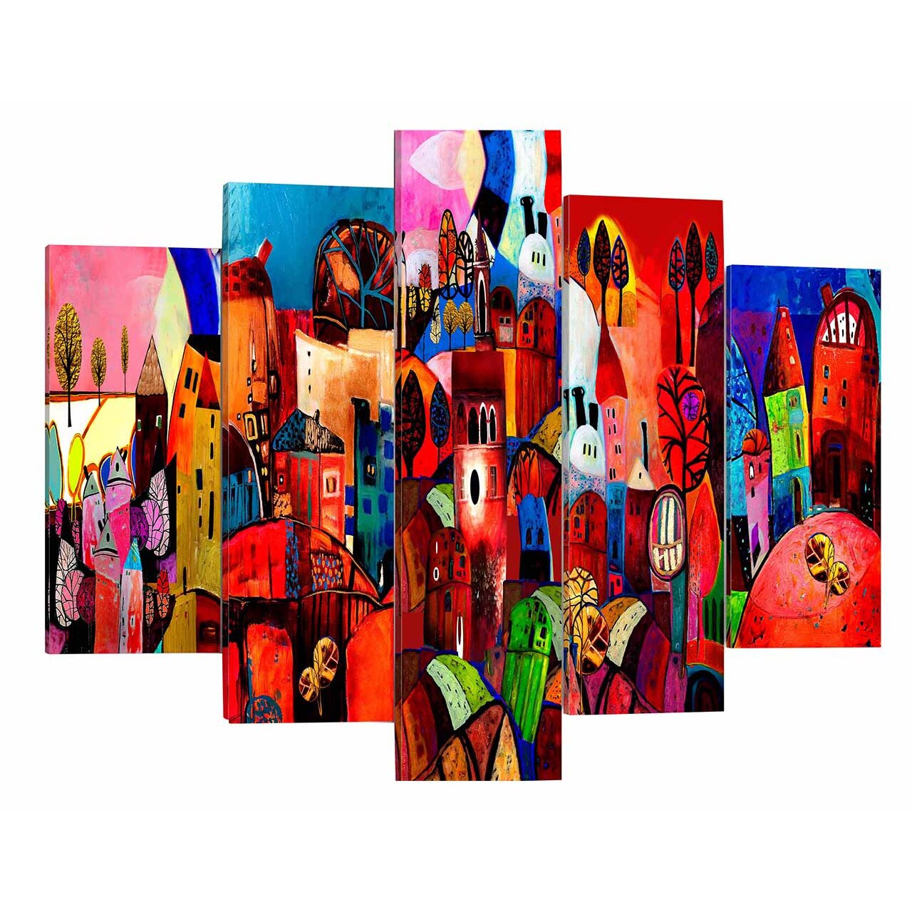 Tablou Artgeist, City, 200 x 100 cm