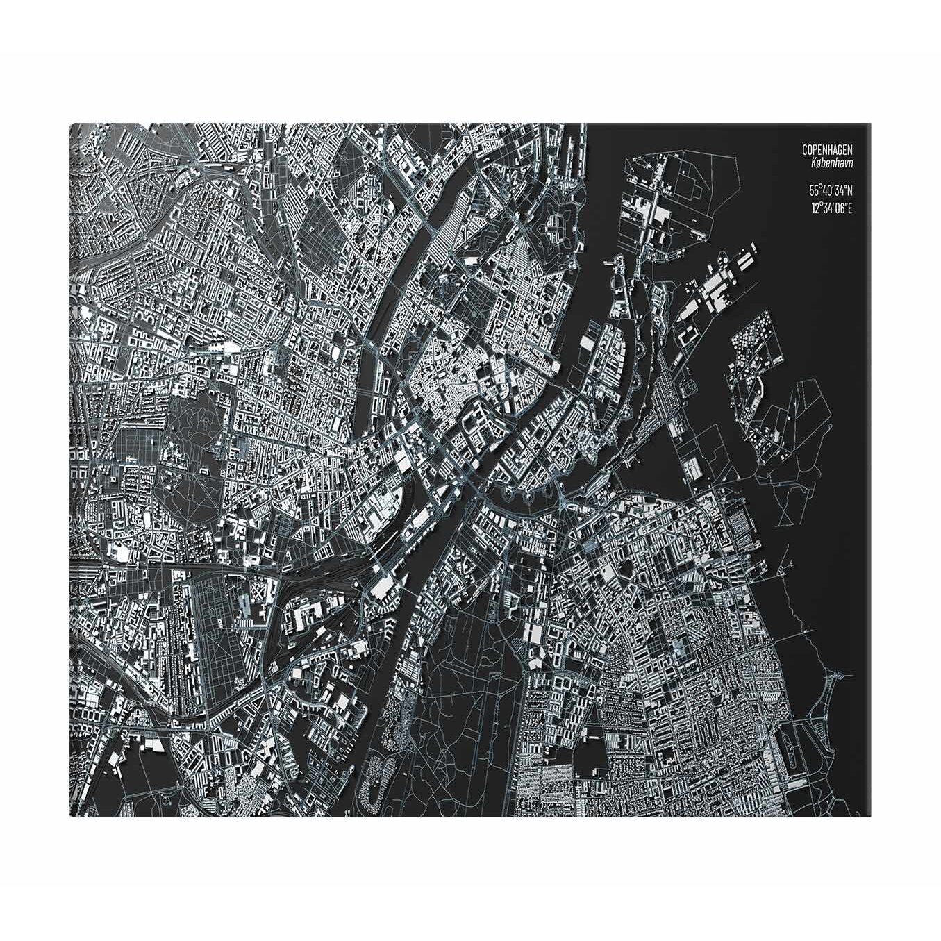 Tablou din pluta Artgeist, Close up of Copenhagen , 60 x 40 cm