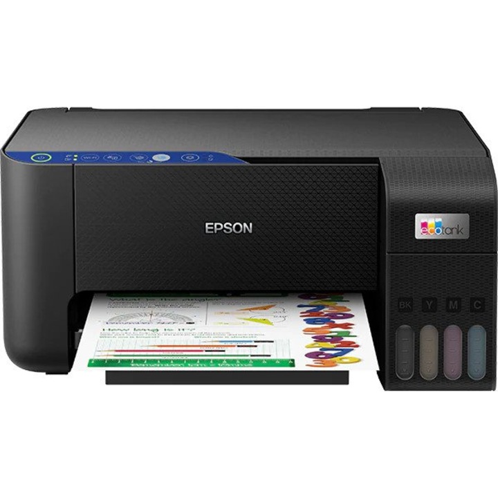 Imprimanta Multifunctionala inkjet color EPSON EcoTank L3251 CISS, A4, USB, Wi-Fi, Negru