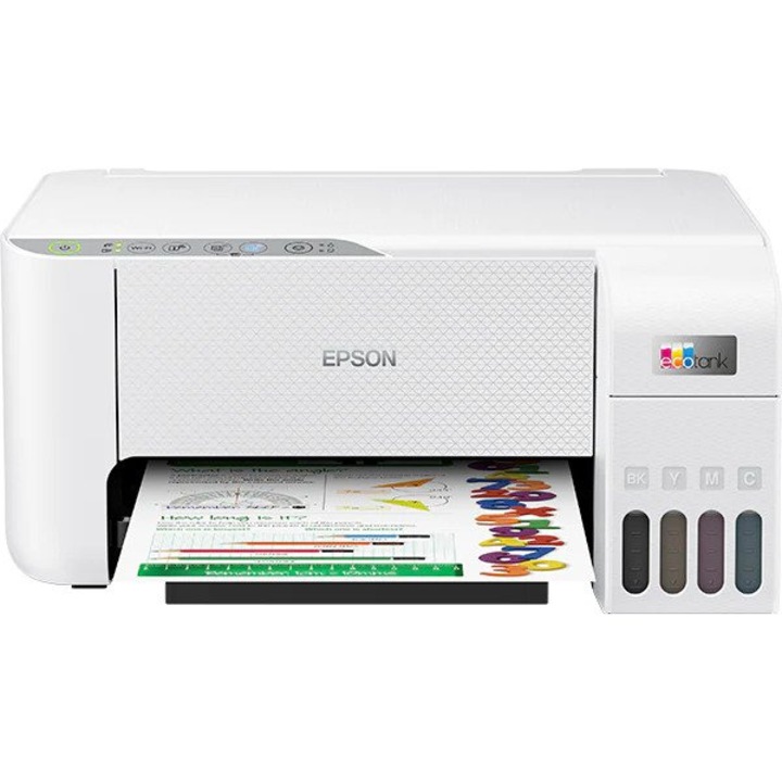 Influential Prominent date Imprimanta Multifunctionala inkjet color EPSON EcoTank L3256 CISS, A4, USB,  Wi-Fi, Alb - eMAG.ro