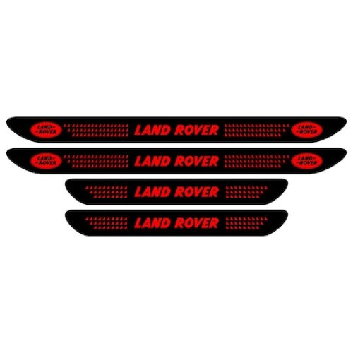 Set stickere praguri, Rosii, Land Rover