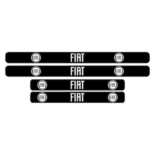 Set stickere praguri Fiat, Negre