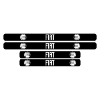 Set stickere praguri Fiat, Negre Set stickere praguri Fiat, Negre