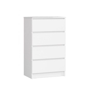 Comoda Timeless Tools, cu 4 sertare, 60x40x99 cm, Alb Comoda Timeless Tools, cu 4 sertare, 60x40x99 cm, Alb