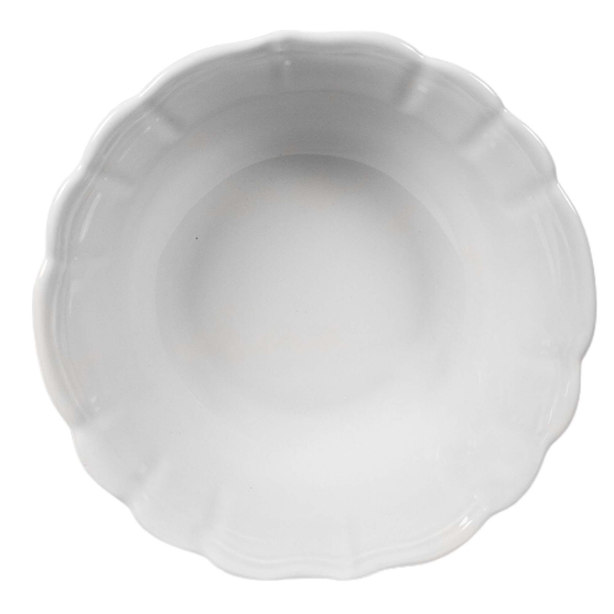 Salatiera mare, Cesiro, 23 cm, 1000 ml, Alb Pur