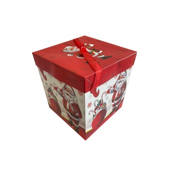 Cutie cadouri Craciun, carton, 22.5 cm x 22.5 cm, M19-32 Cutie cadouri Craciun, carton, 22.5 cm x 22.5 cm, M19-32
