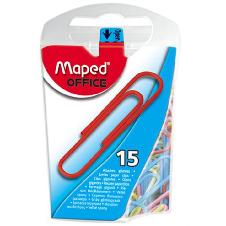 Кламери Maped, 50 мм, Цветни