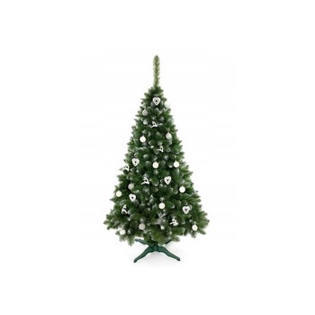 Brad artificial de Craciun, verde natural Pin 3D, de 220 cm si suport inclus, 10108 Brad artificial de Craciun, verde natural Pin 3D, de 220 cm si suport inclus, 10108