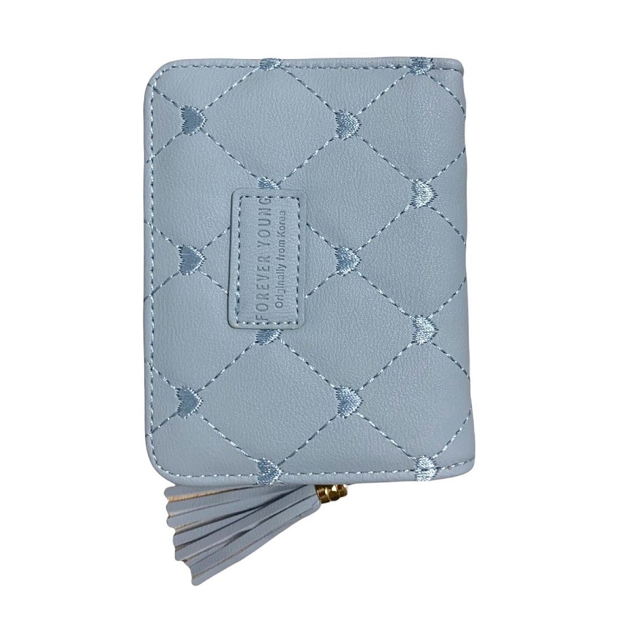 Portofel dama din piele ecologica Mareliss ML-16625 9x12x3 cm, Albastru