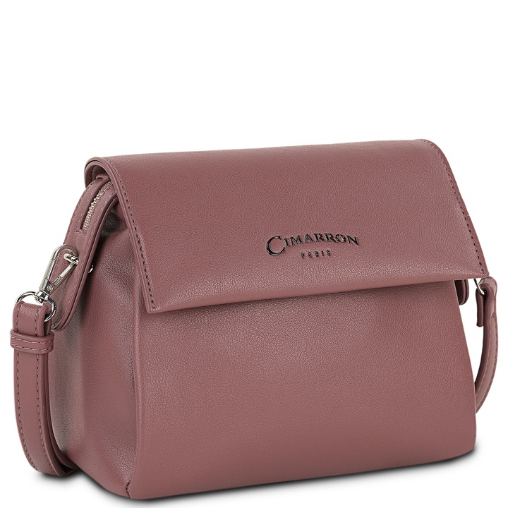 Geanta de dama CIMARRON 312378, piele vegana, 21,5x17x11 cm, Mov