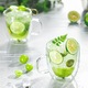Set 2 cani cu pereti dubli, Sticla termorezistenta borosilicata, 350 ml, Transparent