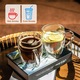 Set 2 cani cu pereti dubli, Sticla termorezistenta borosilicata, 350 ml, Transparent