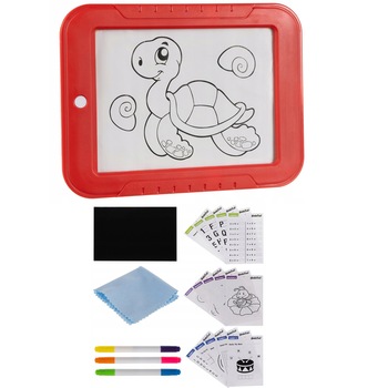 Plansa magica pentru desenat 3D, Zola®, creativa, cu lumini LED, 100 % lavabila, 26x19 cm Plansa magica pentru desenat 3D, Zola®, creativa, cu lumini LED, 100 % lavabila, 26x19 cm