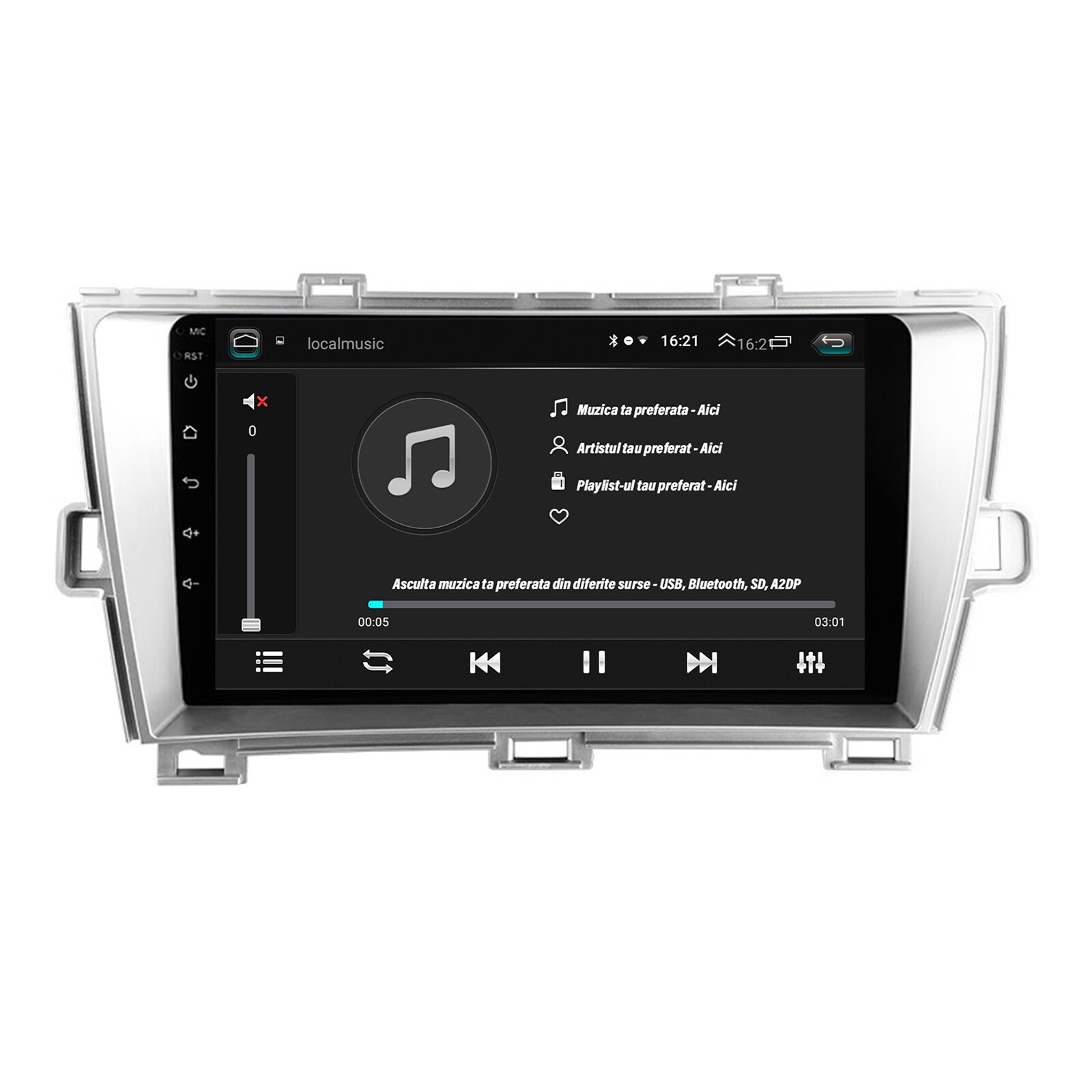 Navigatie AutoDrop Toyota Prius 2009 2014 Android 10 1GB RAM Si 16 navigatie-autodrop-toyota-prius-2009-2014-android-10-1gb-ram-si-16