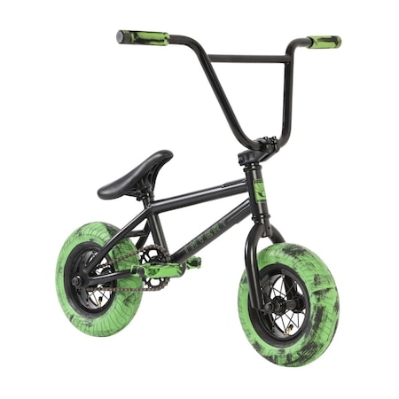 Bicicleta Mini BMX, Invert Sport, Supreme Havoc, Black/Green