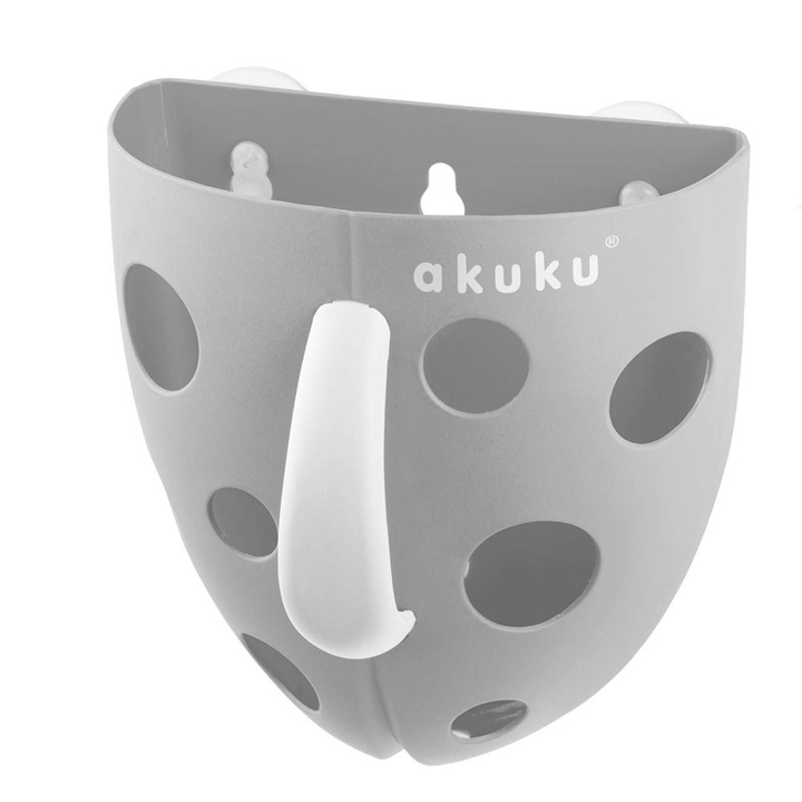 Akuku fürdõjáték tároló mûanyag szürke