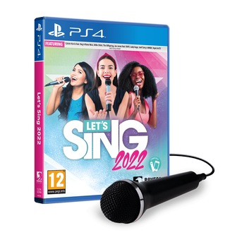 Joc Let's Sing 2022 Single Mic Bundle Pentru PlayStation 4 Joc Let's Sing 2022 Single Mic Bundle Pentru PlayStation 4