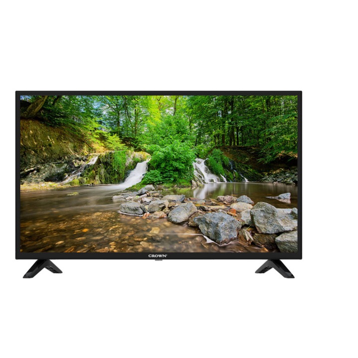 Телевизор Crown 24J110HD , 24 inch, 60 см, 1366x768 HD Ready, LED, Черен