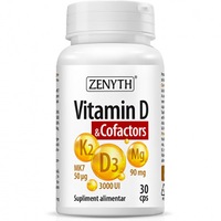 Vitamina D & Cofactors, 30 capsule, Zenyth