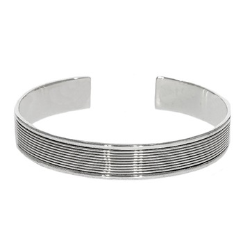 Bratara Argint Lata semi-Rigida Antichizata 6cm diametru, reglabila, 1.2cm latime Bratara Argint Lata semi-Rigida Antichizata 6cm diametru, reglabila, 1.2cm latime