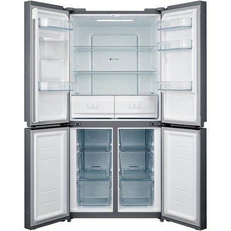 Side by Side Star-Light SSXM-492FWSS, 492l, Clasa F, Display, Control Touch, Total No Frost, Dozator Apa, 177.5 cm, Inox