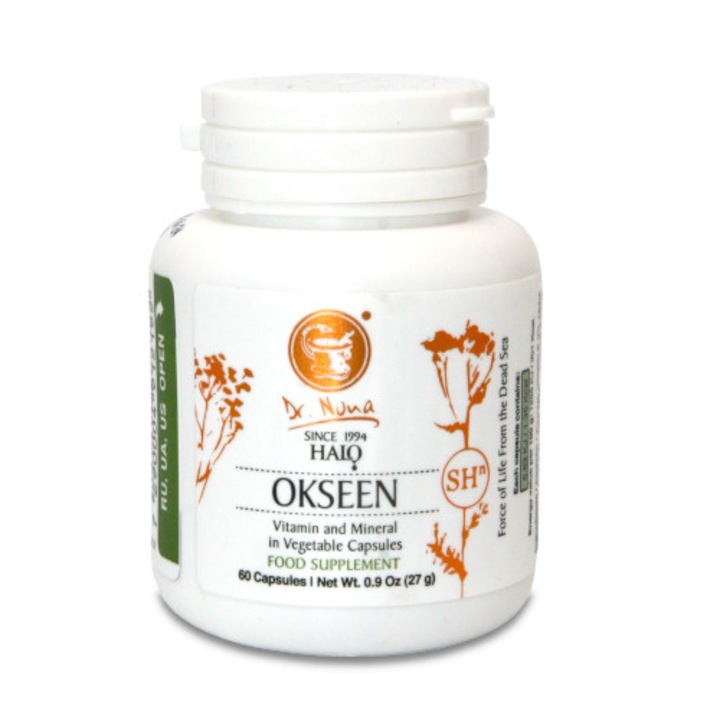 Supliment alimentar Dr Nona, Halo Okseen, Vitamine si minerale, Anti stres oxidativ, 60 Capsule